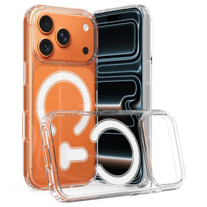 MagSafe Clear Acrylic PC Hybrid TPU Phone Case - For iPhone 17 / 16 Series / Air