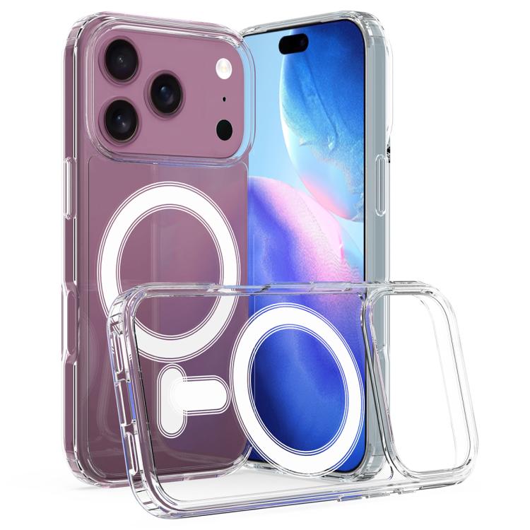 MagSafe Clear Acrylic PC Hybrid TPU Phone Case - For iPhone 17 / 16 Series / Air