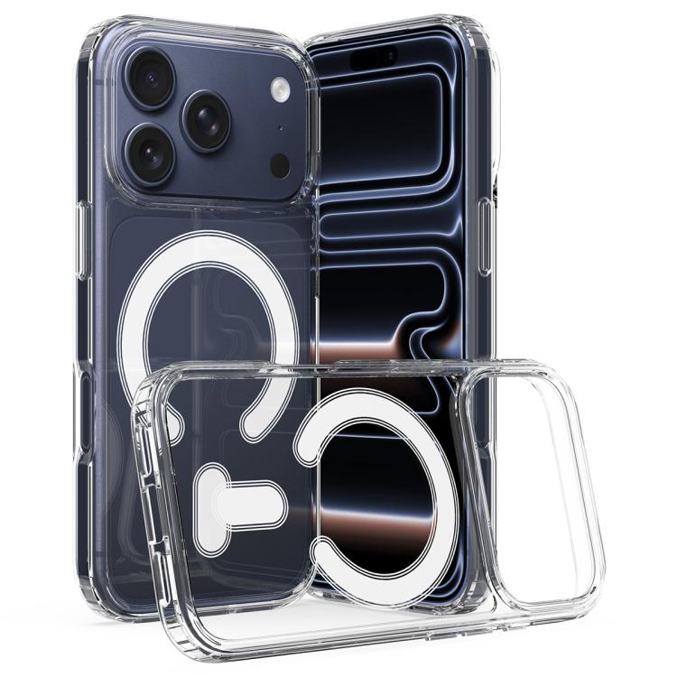 MagSafe Clear Acrylic PC Hybrid TPU Phone Case - For iPhone 17 / 16 Series / Air
