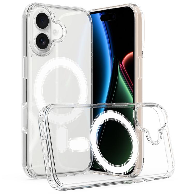MagSafe Clear Acrylic PC Hybrid TPU Phone Case - For iPhone 17 / 16 Series / Air