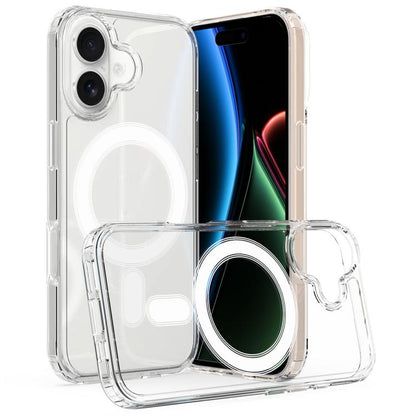 MagSafe Clear Acrylic PC Hybrid TPU Phone Case - For iPhone 17 / 16 Series / Air