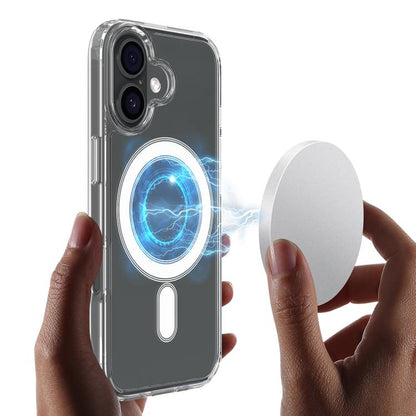MagSafe Clear Acrylic PC Hybrid TPU Phone Case - For iPhone 17 / 16 Series / Air