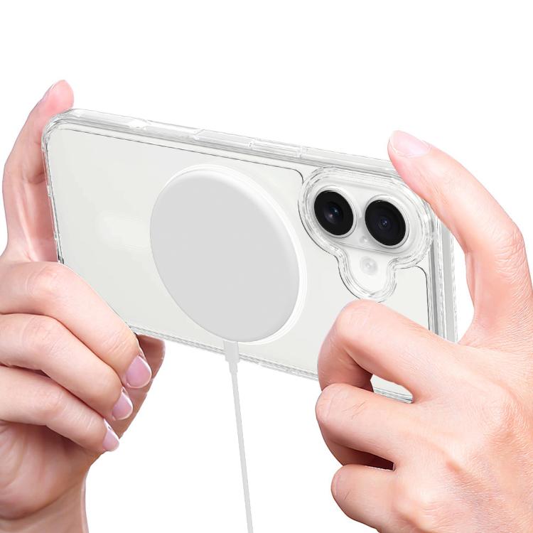 MagSafe Clear Acrylic PC Hybrid TPU Phone Case - For iPhone 17 / 16 Series / Air