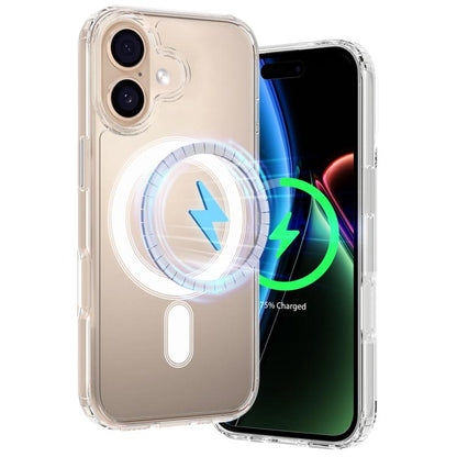 MagSafe Clear Acrylic PC Hybrid TPU Phone Case - For iPhone 17 / 16 Series / Air