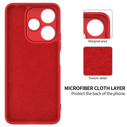 Solid Colour Liquid Silicone Phone Case - For Xiaomi Poco M6 Plus / 14 Civi / Civi 4 Pro / Poco F6