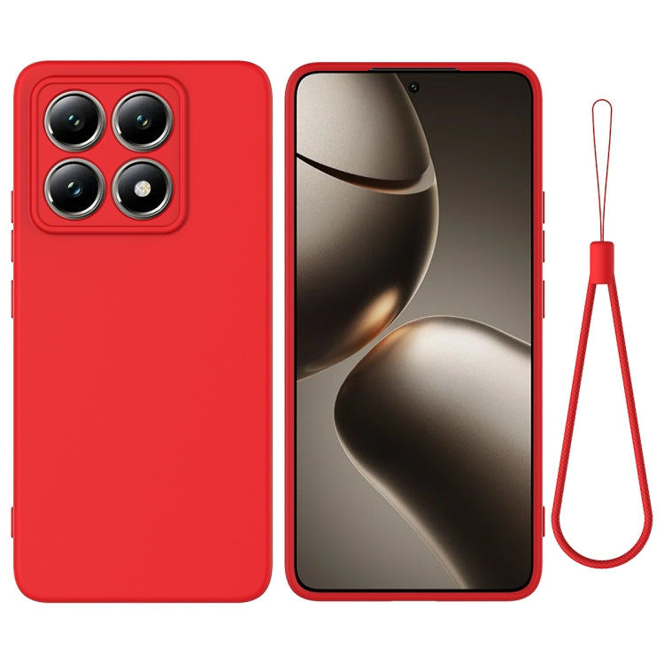Solid Colour Liquid Silicone Phone Case - For Xiaomi Poco M7 Pro / 15 Pro / 15 / 14T Pro / 14T / Poco M6 4G