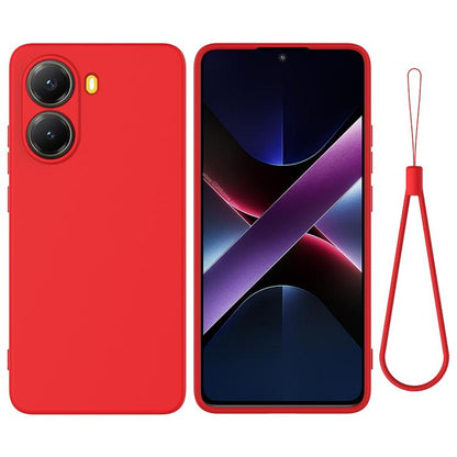 Solid Colour Liquid Silicone Phone Case - For Xiaomi Poco M7 Pro / 15 Pro / 15 / 14T Pro / 14T / Poco M6 4G