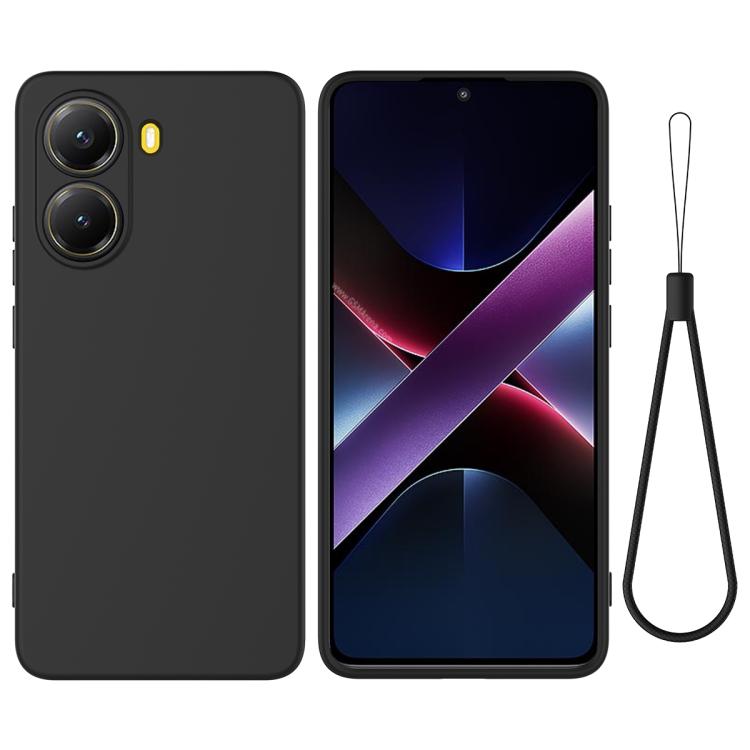 Solid Colour Liquid Silicone Phone Case - For Xiaomi Poco F7 Ultra / Poco F7 Pro / Poco M7 5G / Poco X7 / 15 Ultra / Poco X7 Pro