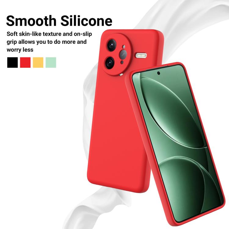 Solid Colour Liquid Silicone Phone Case - For Xiaomi Poco F7 Ultra / Poco F7 Pro / Poco M7 5G / Poco X7 / 15 Ultra / Poco X7 Pro