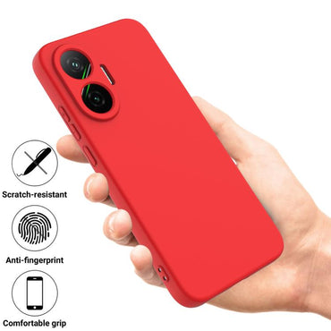 Solid Colour Liquid Silicone Phone Case - For Xiaomi Poco F7 Ultra / Poco F7 Pro / Poco M7 5G / Poco X7 / 15 Ultra / Poco X7 Pro