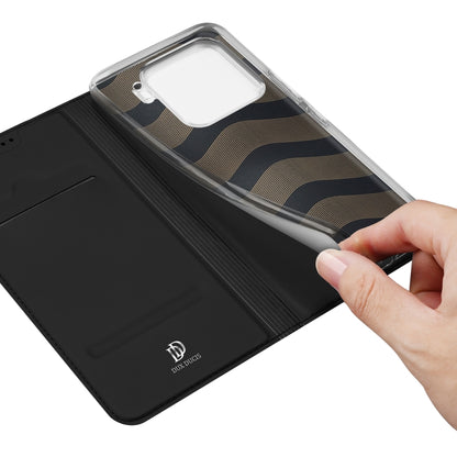 Dux Ducis Skin Pro Series Flip PU Leather Black Phone Case - For Xiaomi 15 at MosAccessories.co.uk