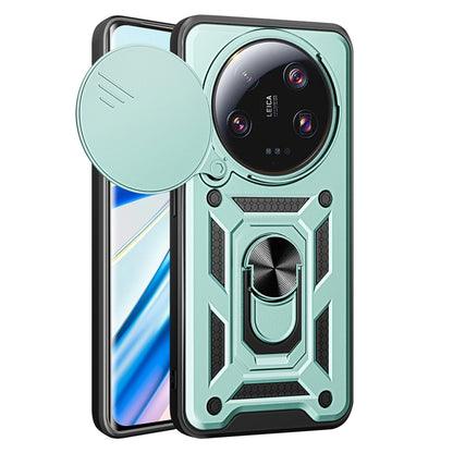 Sliding Camera Cover Design TPU Hybrid PC Phone Case - For Xiaomi 13 Ultra