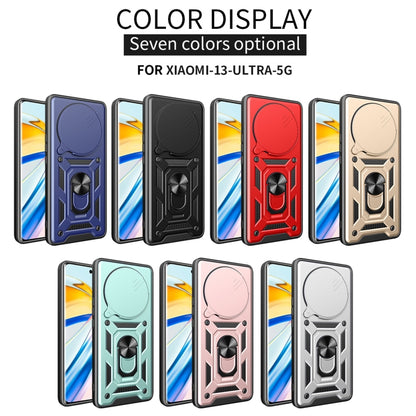 Sliding Camera Cover Design TPU Hybrid PC Phone Case - For Xiaomi 13 Ultra