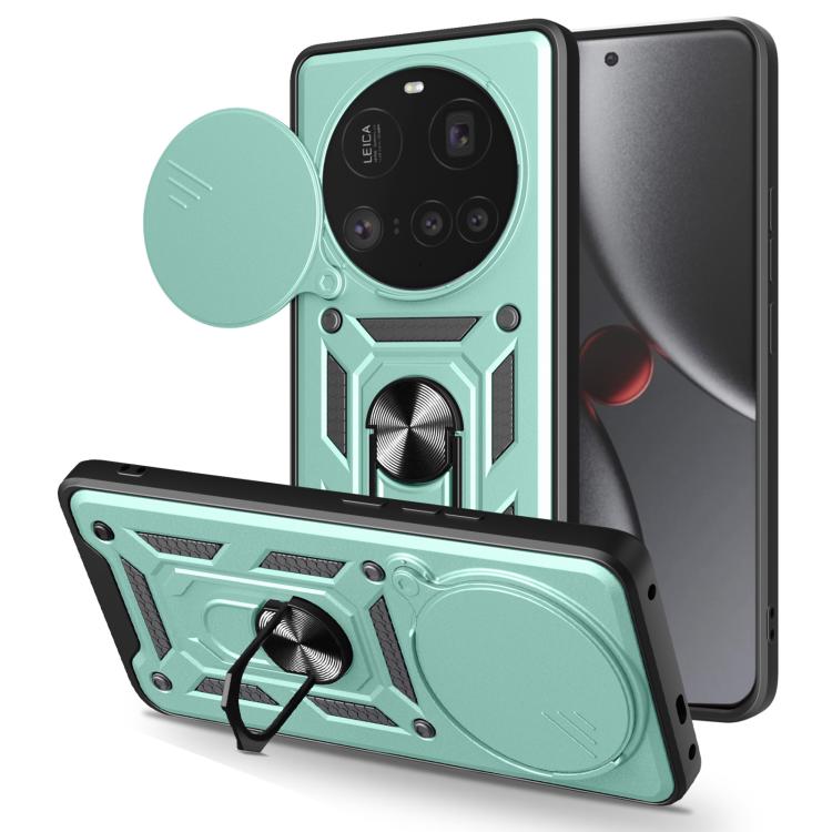 Sliding Camera Cover Design TPU Hybrid PC Phone Case - For Xiaomi 15 Ultra / Poco X7 Pro 5G Global / Poco M7 Pro 5G