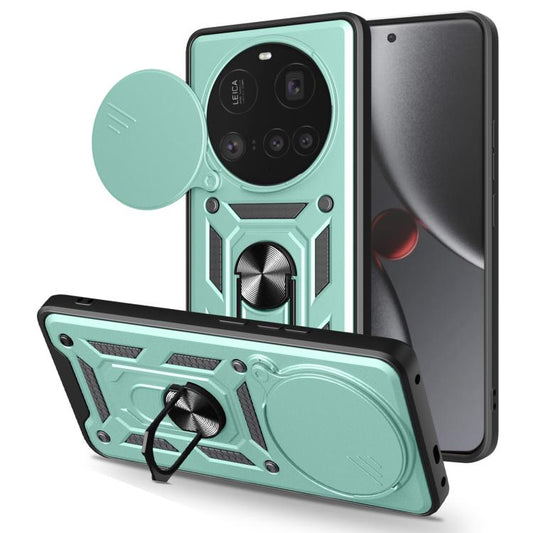 Sliding Camera Cover Design TPU Hybrid PC Phone Case - For Xiaomi 15 Ultra / Poco X7 Pro 5G Global / Poco M7 Pro 5G