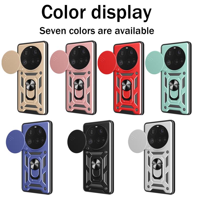 Sliding Camera Cover Design TPU Hybrid PC Phone Case - For Xiaomi 15 Ultra / Poco X7 Pro 5G Global / Poco M7 Pro 5G