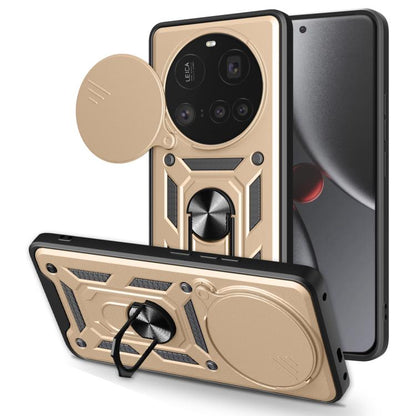 Sliding Camera Cover Design TPU Hybrid PC Phone Case - For Xiaomi 15 Ultra / Poco X7 Pro 5G Global / Poco M7 Pro 5G