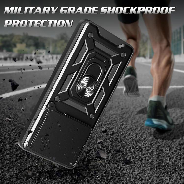 Sliding Camera Cover Design TPU Hybrid PC Phone Case - For Xiaomi 15 Pro / 15 / 14T Pro 5G