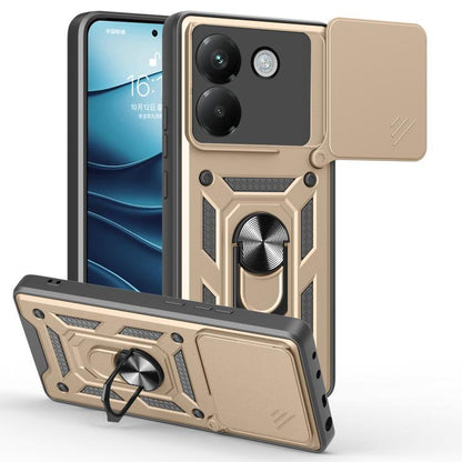 Sliding Camera Cover Design TPU Hybrid PC Phone Case - For Xiaomi 15 Ultra / Poco X7 Pro 5G Global / Poco M7 Pro 5G