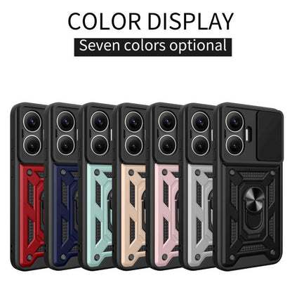 Sliding Camera Cover Design TPU Hybrid PC Phone Case - For Xiaomi 15 Ultra / Poco X7 Pro 5G Global / Poco M7 Pro 5G