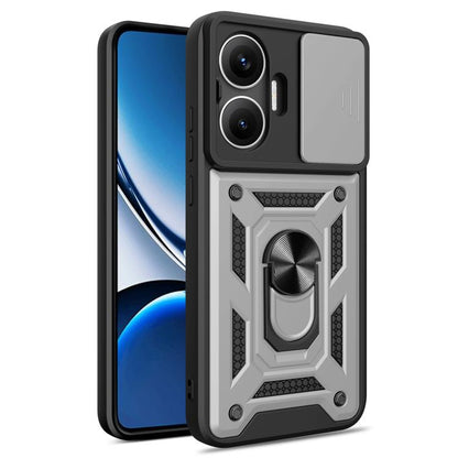Sliding Camera Cover Design TPU Hybrid PC Phone Case - For Xiaomi 15 Ultra / Poco X7 Pro 5G Global / Poco M7 Pro 5G
