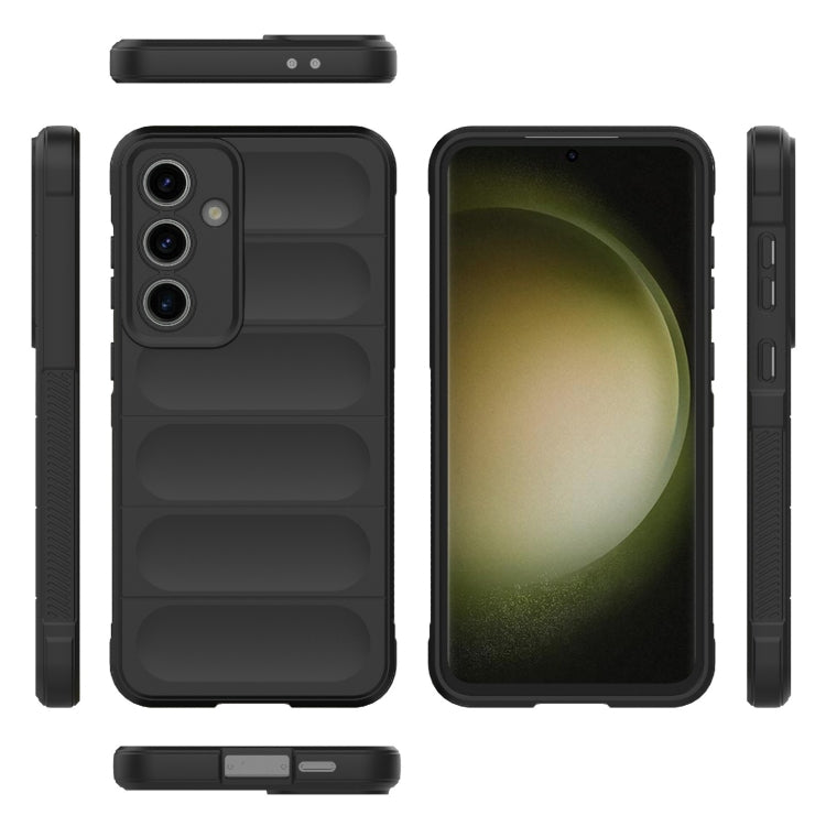 Magic Shield TPU + Flannel Phone Case - For Samsung Galaxy S24 FE