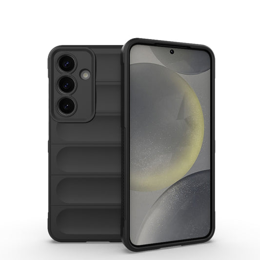 Magic Shield TPU + Flannel Phone Case - For Samsung Galaxy S25