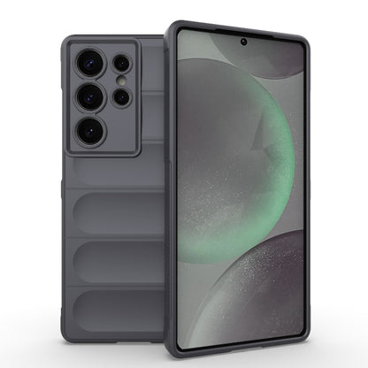 Magic Shield TPU + Flannel Phone Case - For Samsung Galaxy S25 Ultra / S24 FE