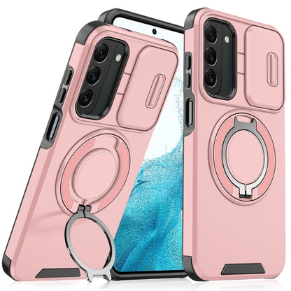 Sliding Camshield Ring Holder Phone Case - For Samsung Galaxy S20 FE / S22 Ultra / S22 / S21