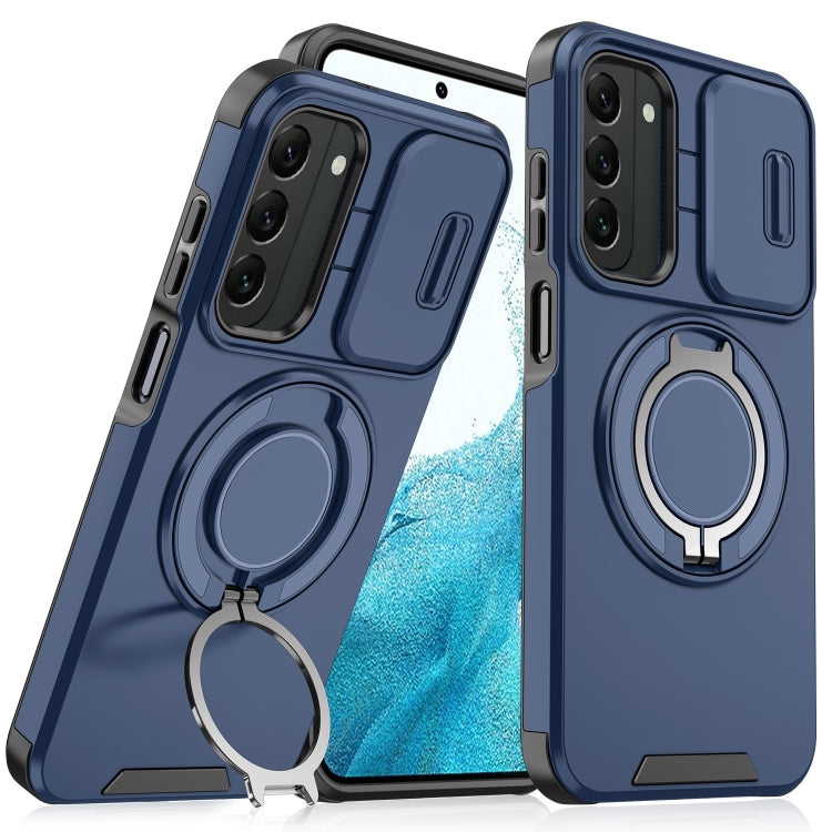 Sliding Camshield Ring Holder Phone Case - For Samsung Galaxy S20 FE / S22 Ultra / S22 / S21