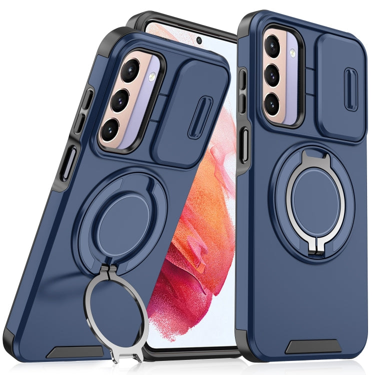 Sliding Camshield Ring Holder Phone Case - For Samsung Galaxy S20 FE / S22 Ultra / S22 / S21
