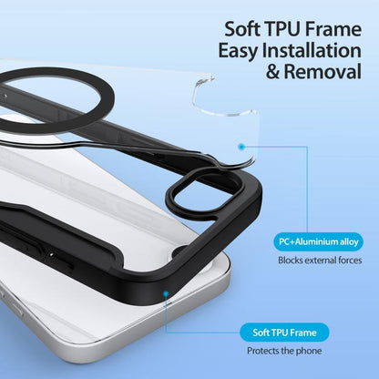 Dux Ducis Skin X Pro Series MagSafe Ring Holder PU Leather Phone Case - For iPhone 17e / 16e / 17 / Air