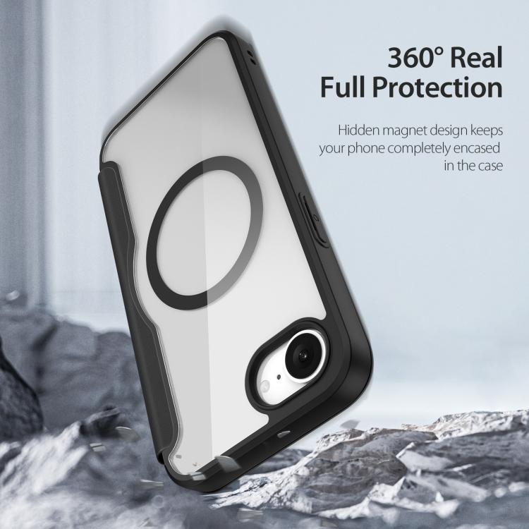 Dux Ducis Skin X Pro Series MagSafe Ring Holder PU Leather Phone Case - For iPhone 17 & 16 Series / Air