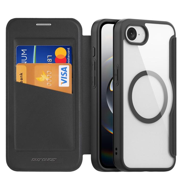 Dux Ducis Skin X Pro Series MagSafe Ring Holder PU Leather Phone Case - For iPhone 17 & 16 Series / Air