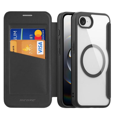 Dux Ducis Skin X Pro Series MagSafe Ring Holder PU Leather Phone Case - For iPhone 17 & 16 Series / Air