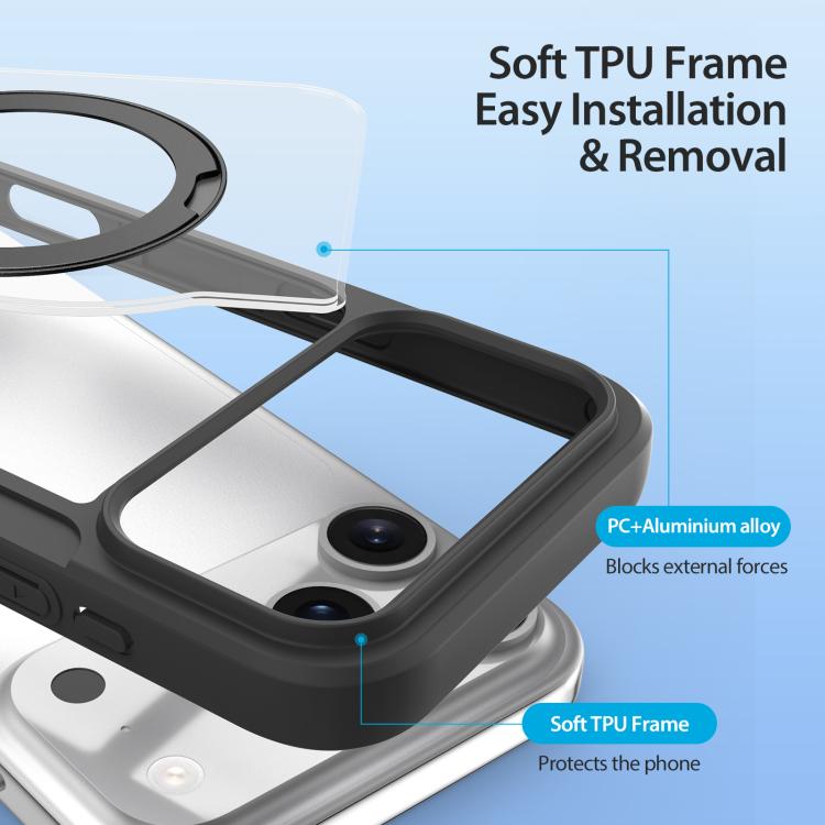 Dux Ducis Skin X Pro Series MagSafe Ring Holder PU Leather Phone Case - For iPhone 17e / 16e / 17 / Air