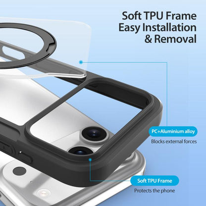 Dux Ducis Skin X Pro Series MagSafe Ring Holder PU Leather Phone Case - For iPhone 17e / 16e / 17 / Air