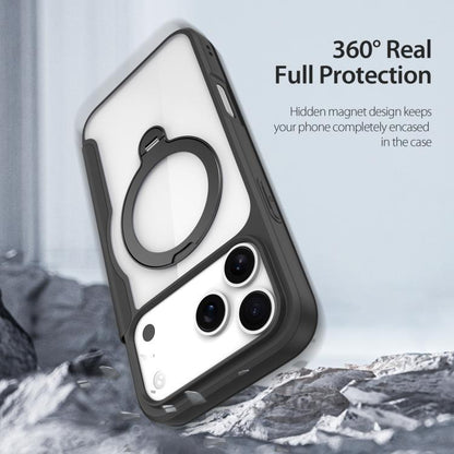 Dux Ducis Skin X Pro Series MagSafe Ring Holder PU Leather Phone Case - For iPhone 17e / 16e / 17 / Air