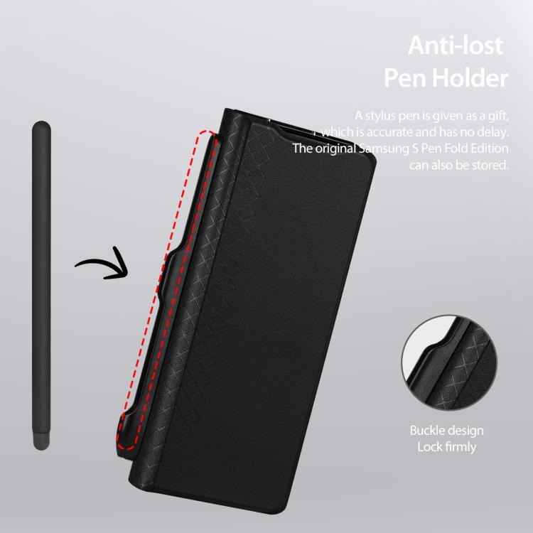 Dux Ducis Bril Series PU + TPU Phone Case with Pen Slot - For Samsung Galaxy Z Fold Special / Fold7