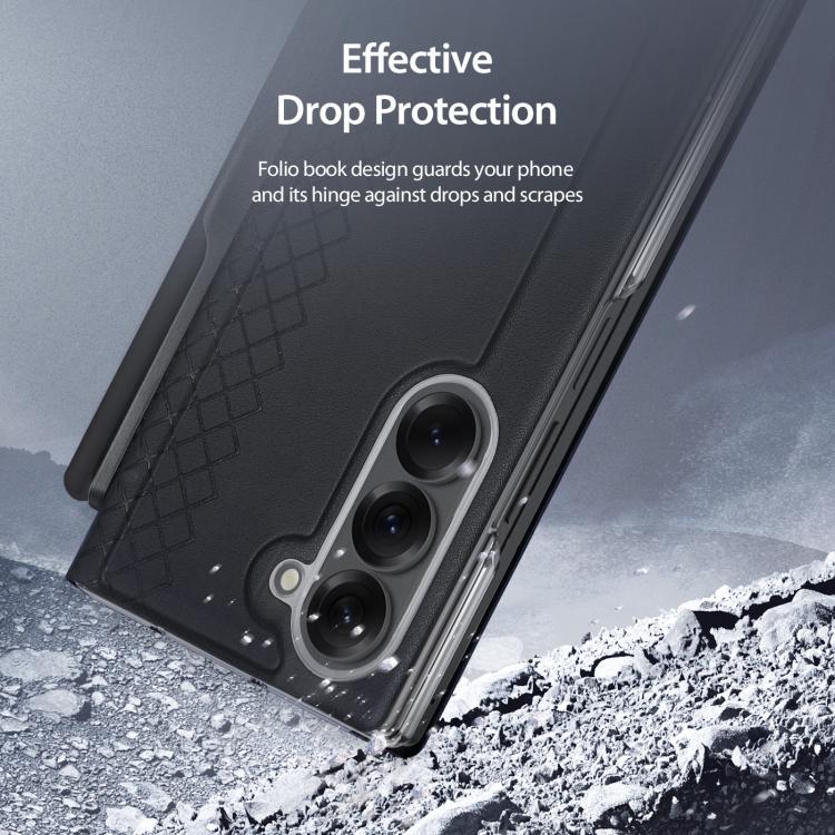 Dux Ducis Bril Series PU + TPU Phone Case with Pen Slot - For Samsung Galaxy Z Fold Special / Fold7
