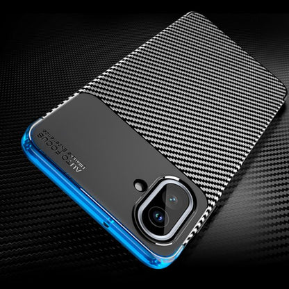 Carbon Fiber Texture Shockproof TPU Black Phone Case - For Samsung Galaxy A56 / A36 / A26 / A16 5G / A06 4G