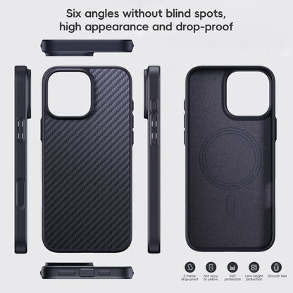 Carbon Fiber Kevlar MagSafe Magnetic Phone Case - For iPhone 16 Series