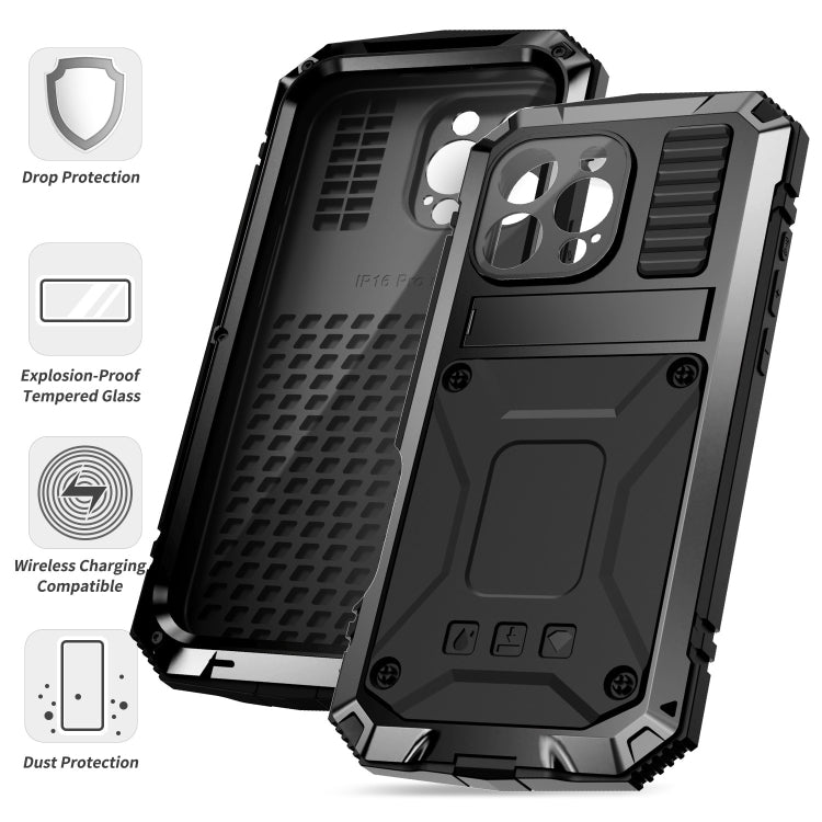 R-JUST Life Waterproof Dustproof Shockproof Phone Case - For iPhone 16 Series