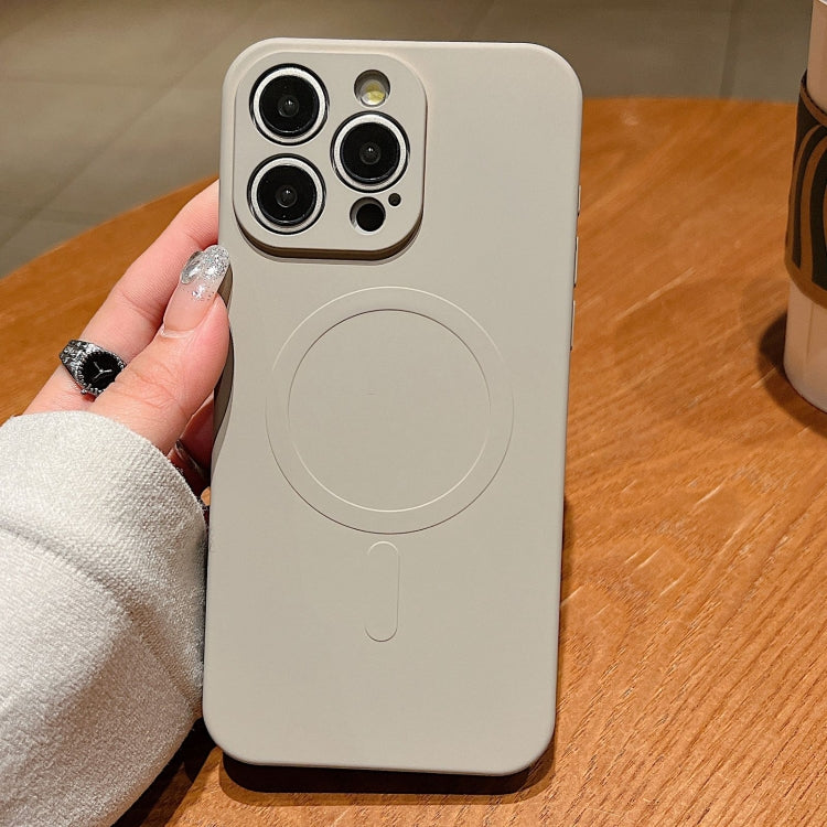 Solid Colour Liquid Silicone MagSafe Phone Case - For iPhone 14 Pro Max