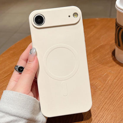 Solid Colour Liquid Silicone MagSafe Phone Case - For iPhone Air