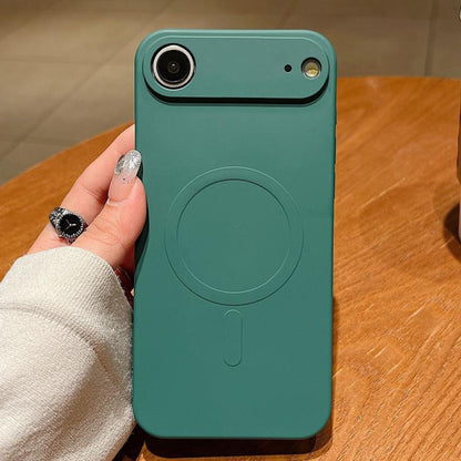 Solid Colour Liquid Silicone MagSafe Phone Case - For iPhone Air