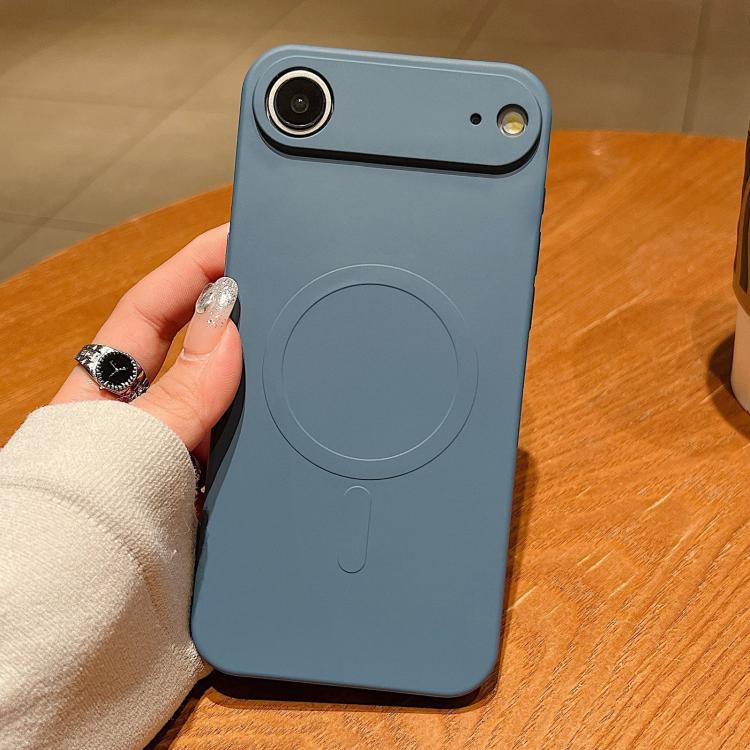 Solid Colour Liquid Silicone MagSafe Phone Case - For iPhone Air