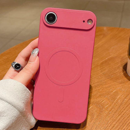 Solid Colour Liquid Silicone MagSafe Phone Case - For iPhone Air