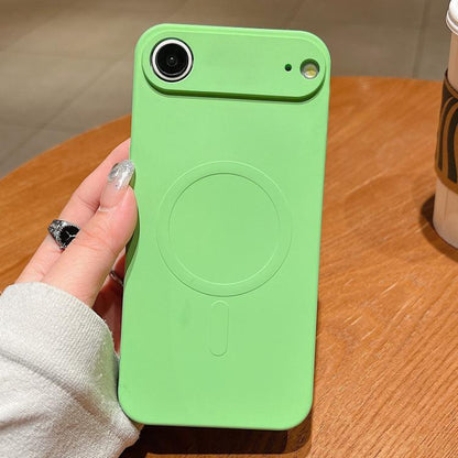 Solid Colour Liquid Silicone MagSafe Phone Case - For iPhone Air