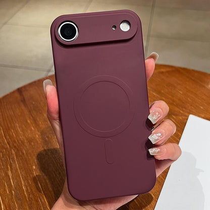 Solid Colour Liquid Silicone MagSafe Phone Case - For iPhone Air